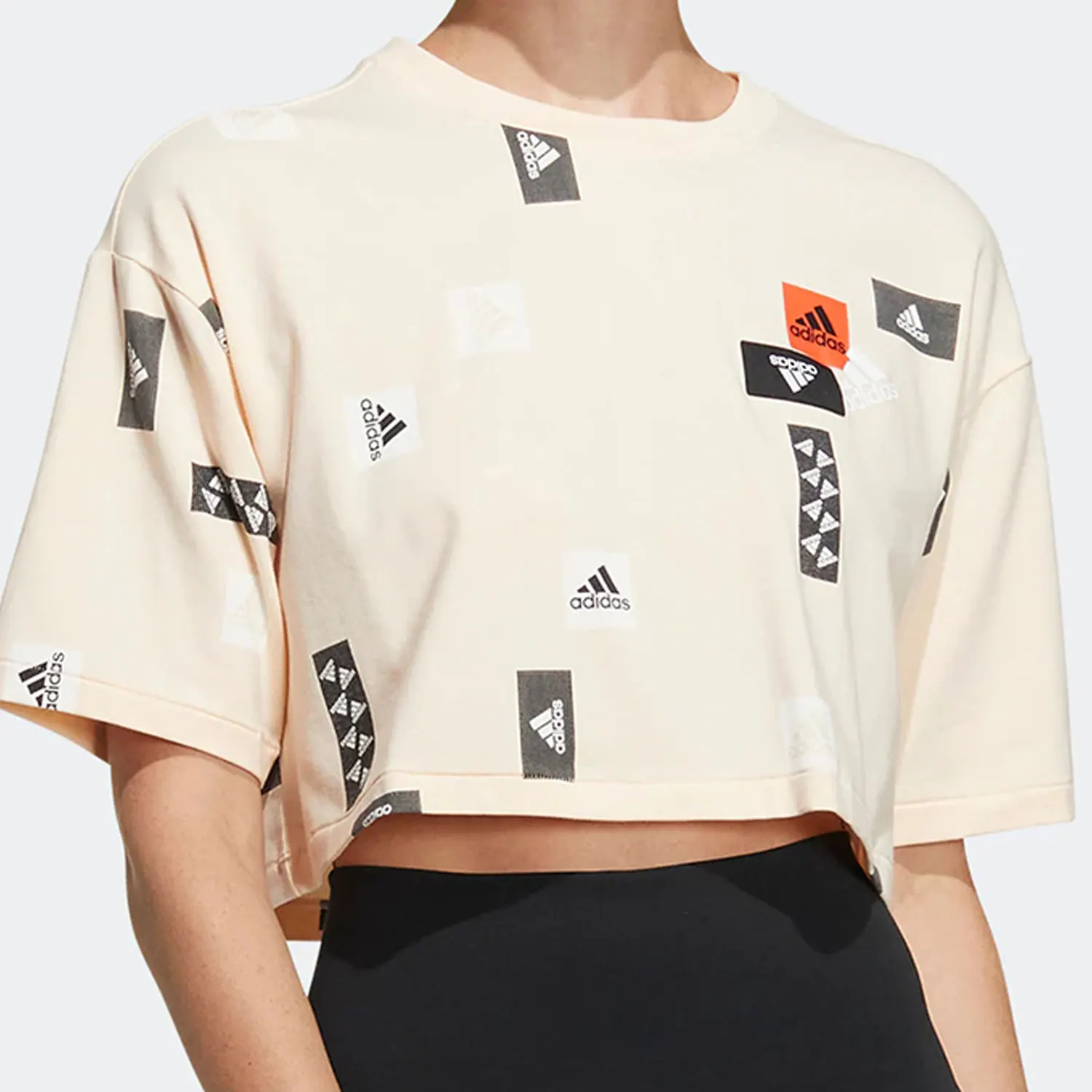 adidas-authentic-summer-new-women's-sports-casual-printed-short-sleeve-t-shirt-hm5295