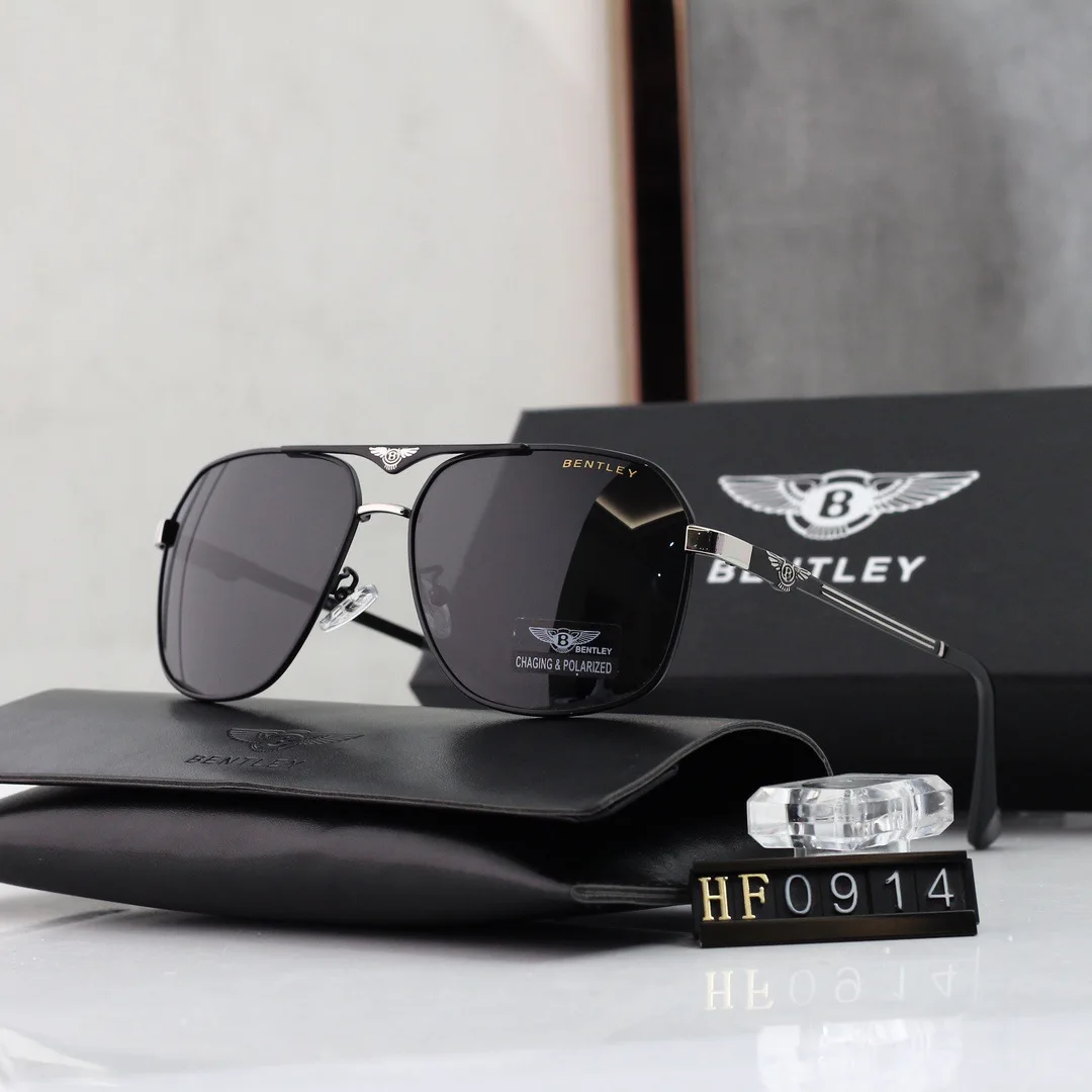 Auto High-End-Sonnenbrille für Männer und Frauen, Schutzbrille für Bentley Flying Hurtling Spurlogo Continental GT MULLINER Bentayga