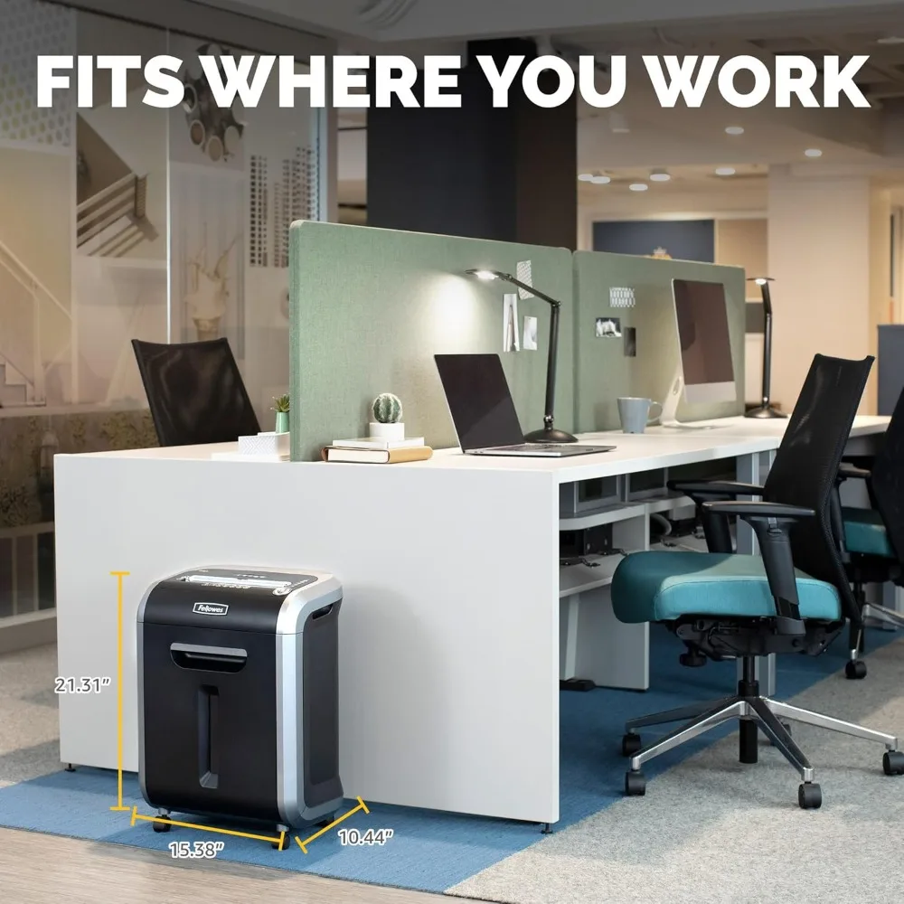 ماكينة تقطيع الورق المتقاطعة شديدة التحمل مقاومة للمربى 79Ci مكونة من 16 ورقة 100% للمكتب والمنزل، أسود/فضي داكن 3227919