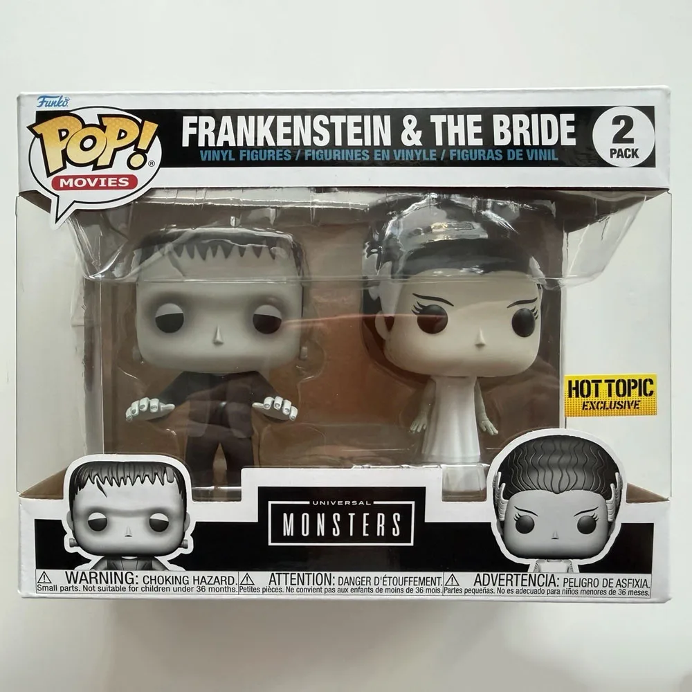 Figuras Funko de Películas de Terror: La Novia de Frankenstein (1935) - El Monstruo y la Novia, Figuras de Vinilo de Colección