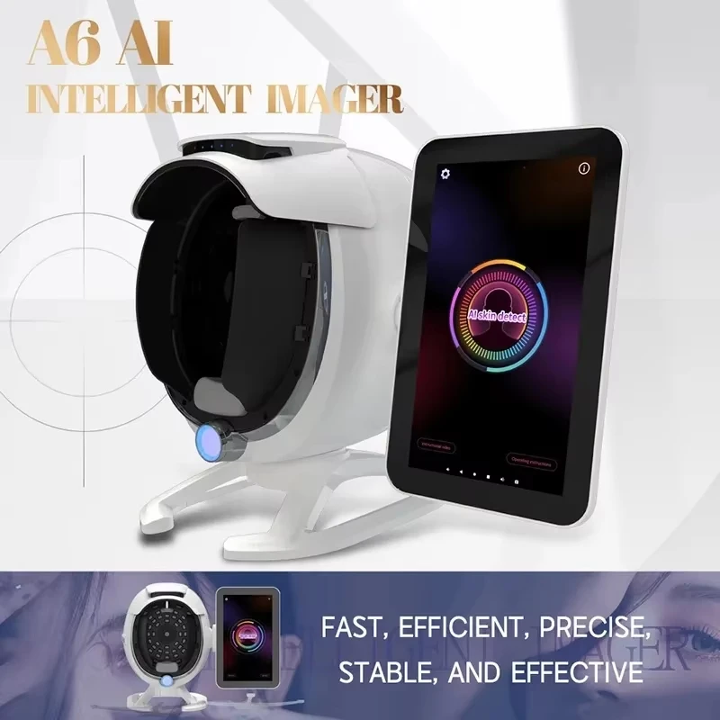 Escáner Facial 3D con IA, Analizador de Piel, Acné, Análisis de Piel, Escáner Facial Completo, Máquina Analizadora de Piel