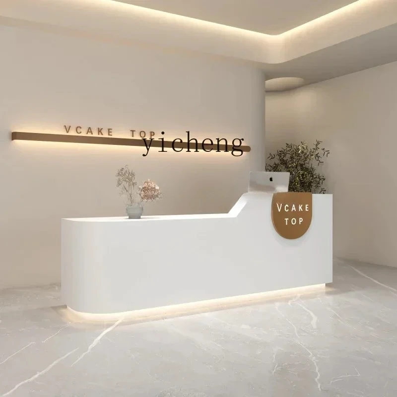 v2 Cashier Clothing Store Dental Art Dance Training Class Company Front Desk Reception Table Information Desk