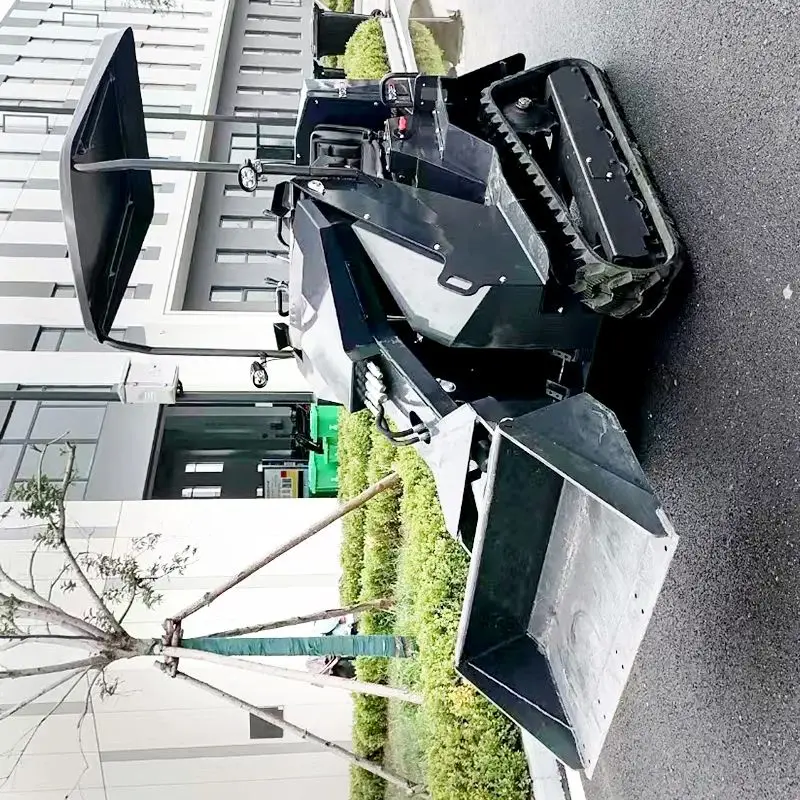 

Индивидуальный оптовый мини-погрузчик с бортовым поворотом с ведром, агент по рекручиванию Minicargador, высокая эффективность работы, платформа St