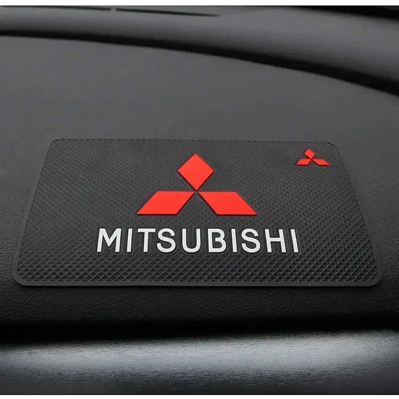 PVC Non-slip Car Dashboard Mat Interior Anti-slip Mat for Mitsubishi Lancer 9 ASX L200 Colt Pajero Outlander Eclipse Mirage EVO