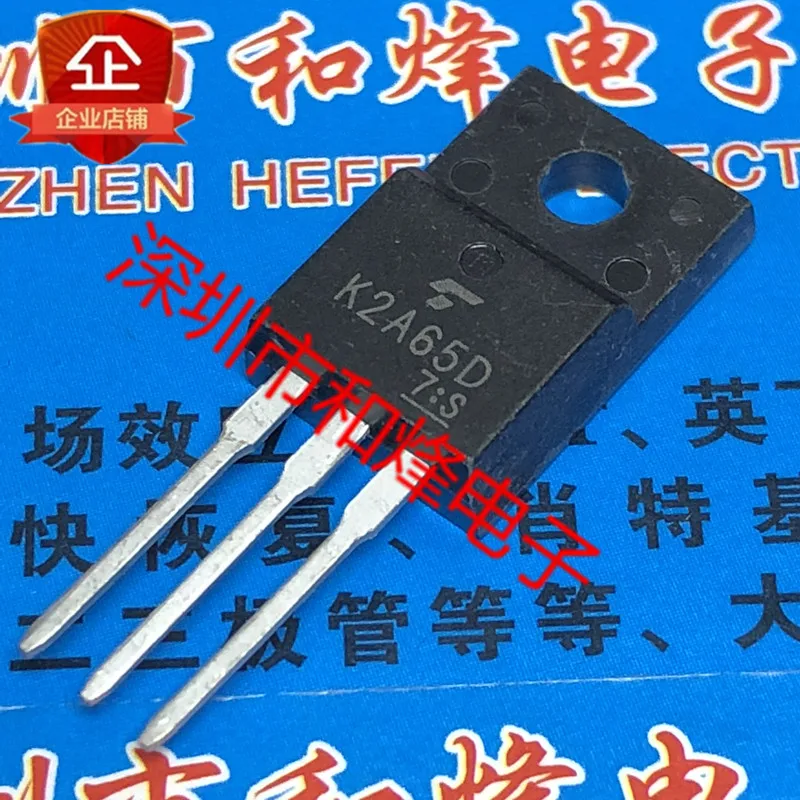 5PCS-10PCS K2A65D TK2A65DTO-220F 650V เดิมสต็อก