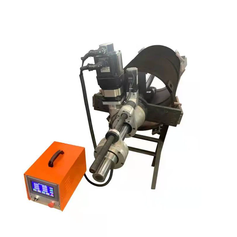 

Automatic numerical control portable wire boring and welding machine