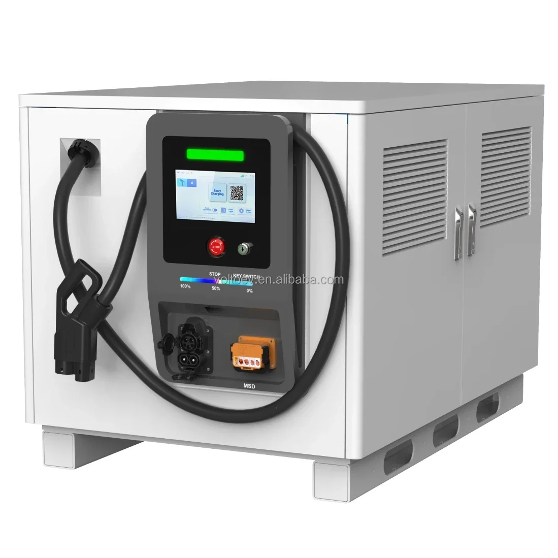 Factory Direct Supply New 30kW DC Mobile Charging Storage System 26kWh Power Bank Portable Road Rescue Station Customized