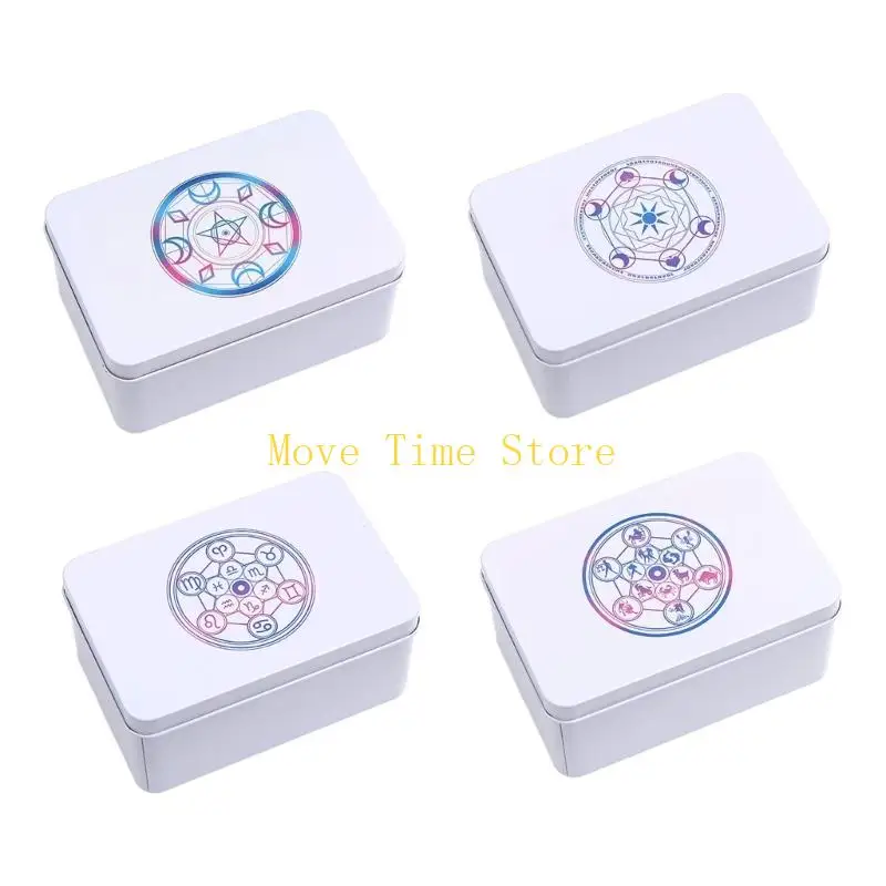 

92ME Коробка для хранения карточек Коробка для астрологических безделушек Коробка для хранения с изысканным узором