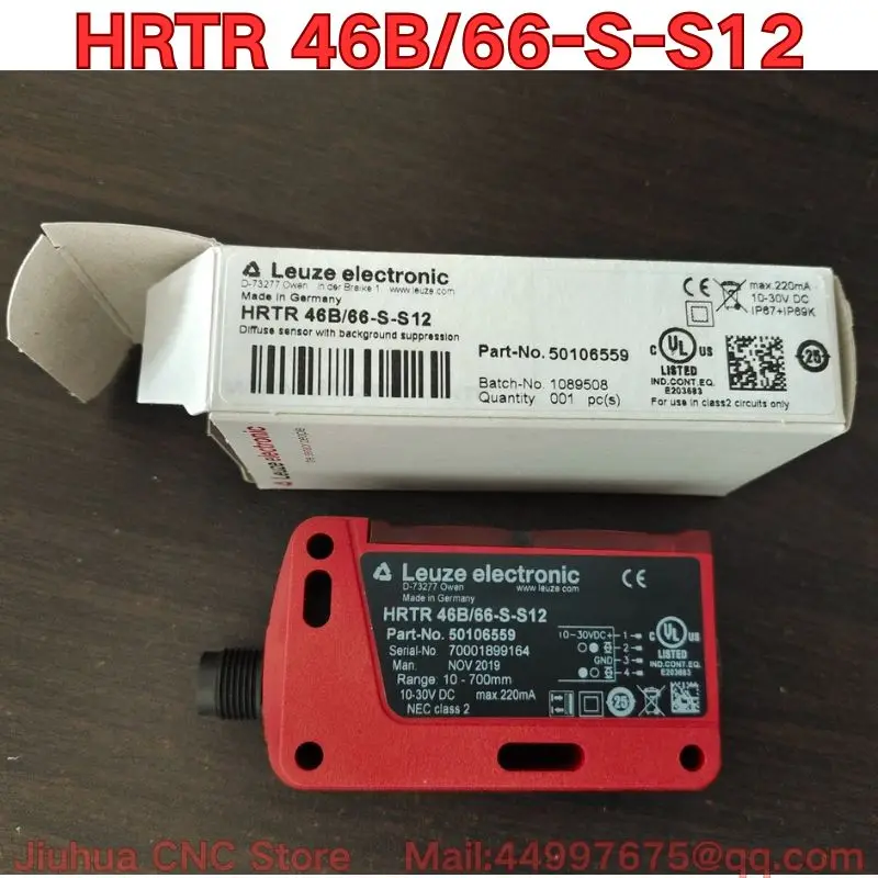 

New HRTR 46B/66-S-S12 photoelectric sensor