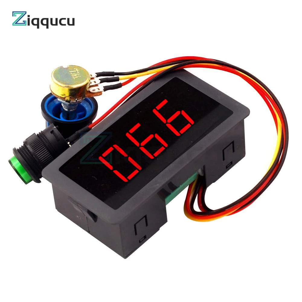 DC 6V 12V 24V Adjustable PWM DC Motor Speed Controller CCM5D Digital Display Regulator LED Motor Controller Speed Regulator