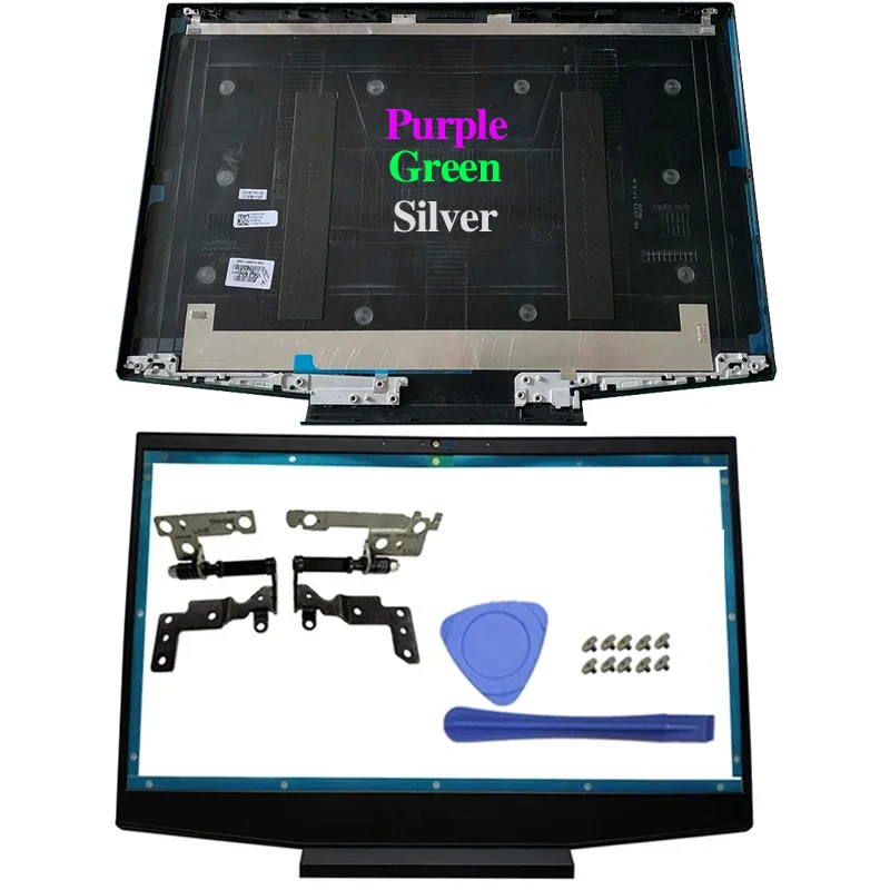 

Laptop LCD Back Cover/Front Bezel/Hinges For HP Pavilion 15-DK 15-DK0134TX L57174-001 L56915-001 L56914-001 Silver Green Purple