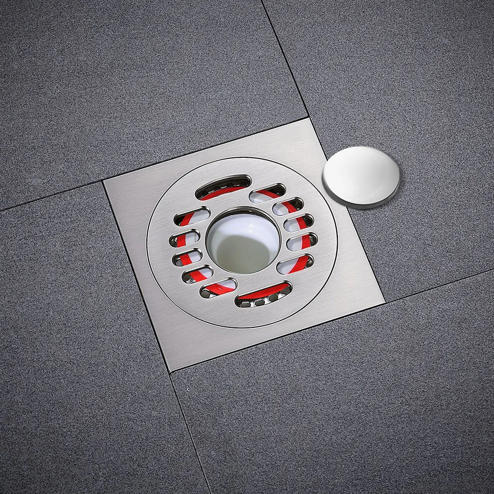 

2 Pcs Floor Drain Core Deodorizer Plug Proof Shower Wear-resistant Stopper Hair Toilet Household Silica Gel