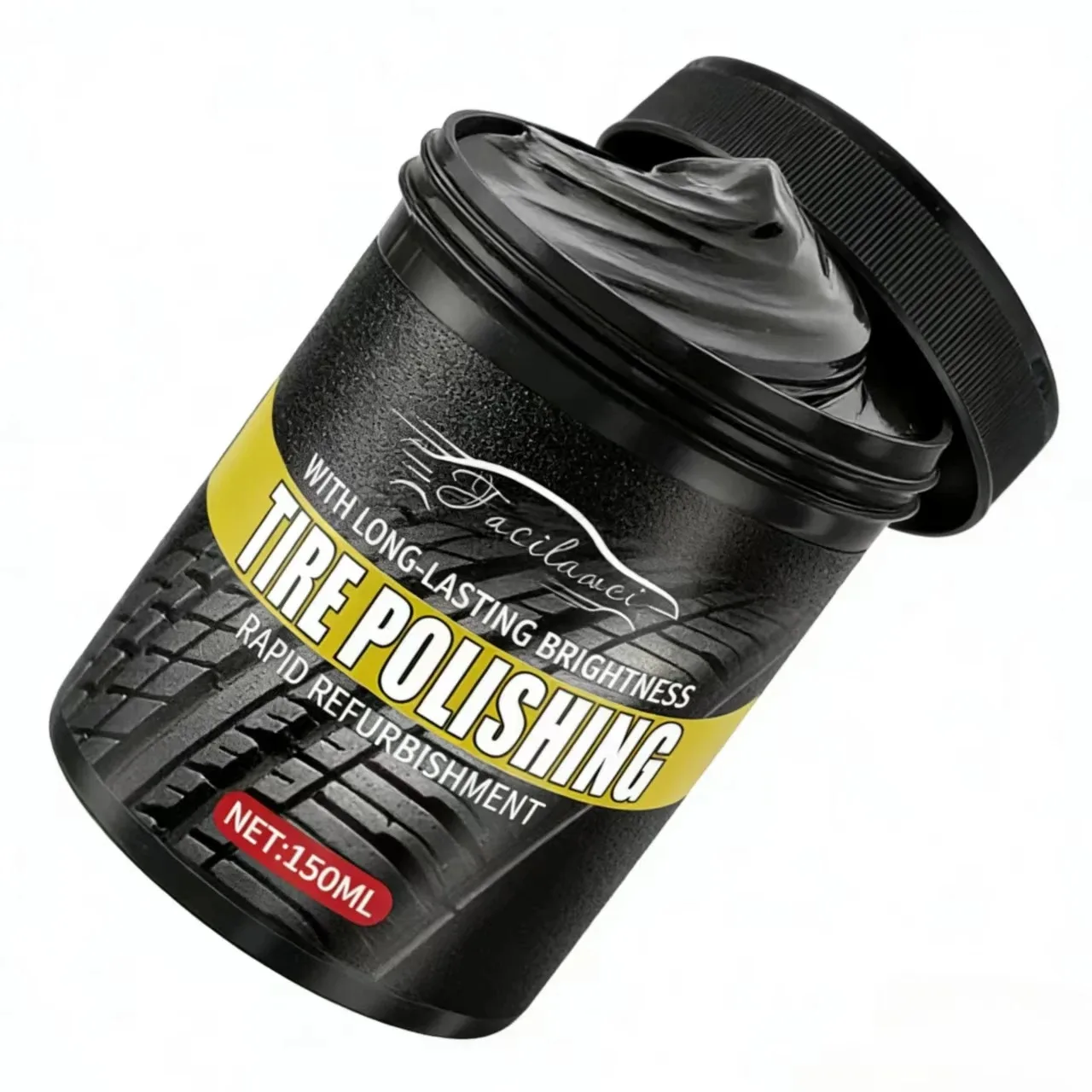 Fasilawei 150ML Tire Polishing Paste For BNM - Long-Lasting Brightness Tire Refurbishment Agent, Rapid Auto Tire Shine & Care Ma
