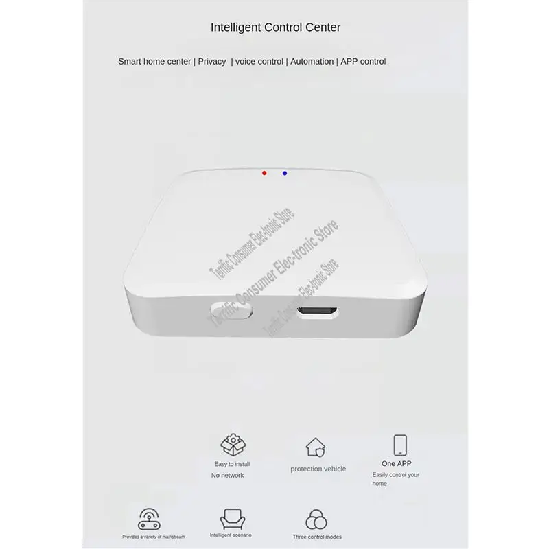 2X Tuya Graffiti スマートワイヤレス Bluetooth ゲートウェイ Bluetooth ロックライトスイッチリピーター接続 Wifi Bluetooth ゲートウェイ-TCES