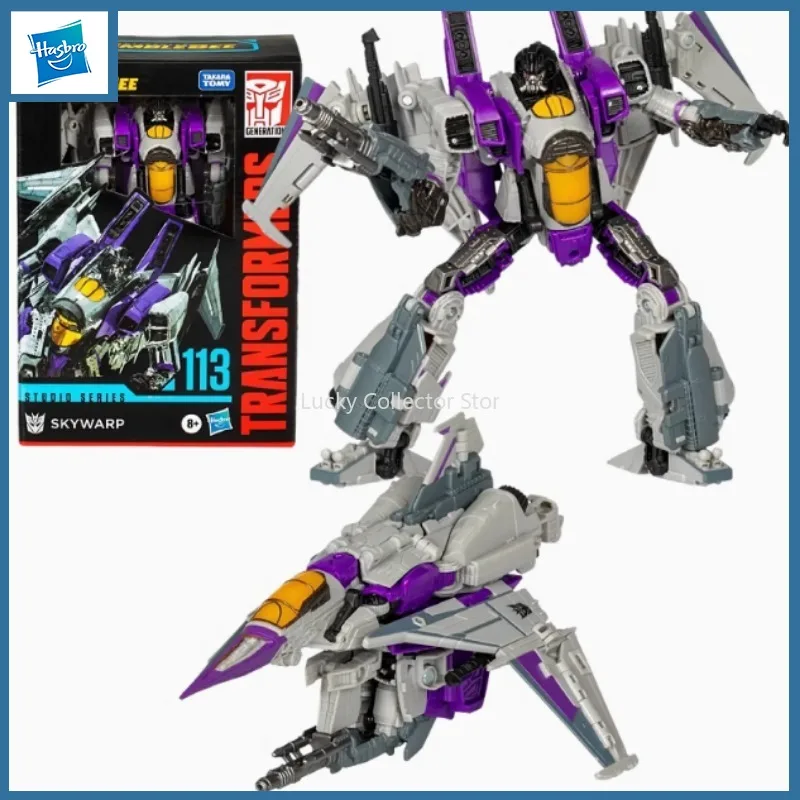 Hasbro Transformers Figure Movie Version SS113 Skywarp Model Doll Ornaments Desktop Decoration Children's Toys Gifts in Stock