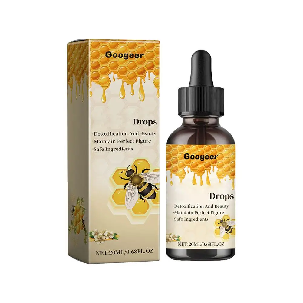 Gotas moldeadoras y reductoras de grasa de veneno de abeja, promueve la circulación sanguínea, pérdida de peso y grasa corporal, solución para quemar, cuidado moldeador rápido, T6J8