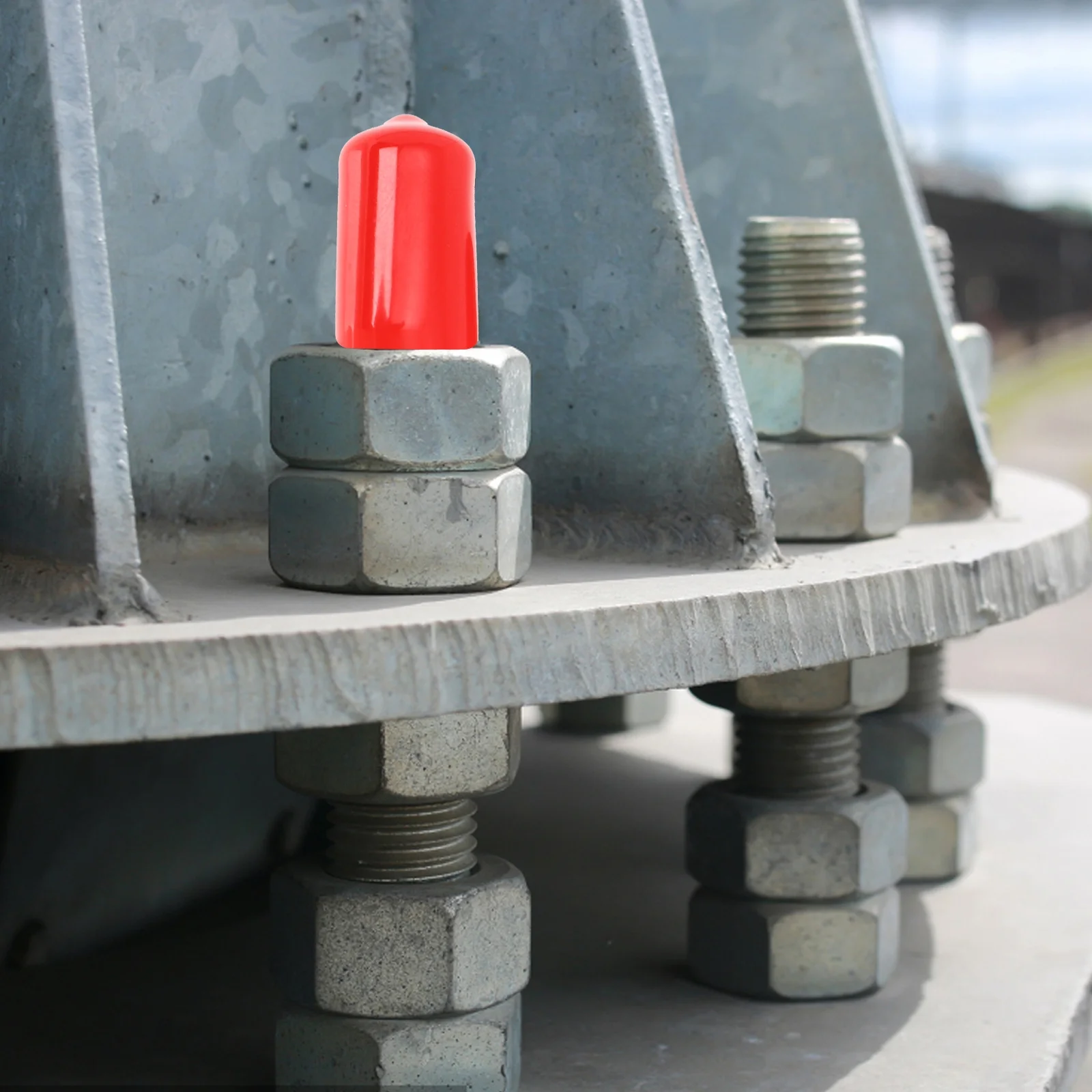 

100Pcs Rubber End Caps Fine Workmanship Screw Covers Insulators Decorators Seals Rubber End Caps Screw Covers Tubing Tip