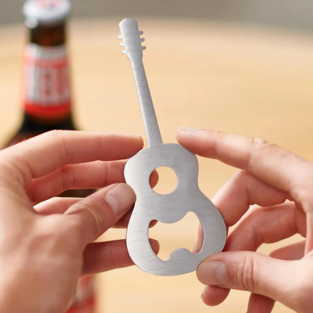 Guitar bottle opener, can be engraved with graphics, letters, names, laser engraving, best man gifts, wedding gifts