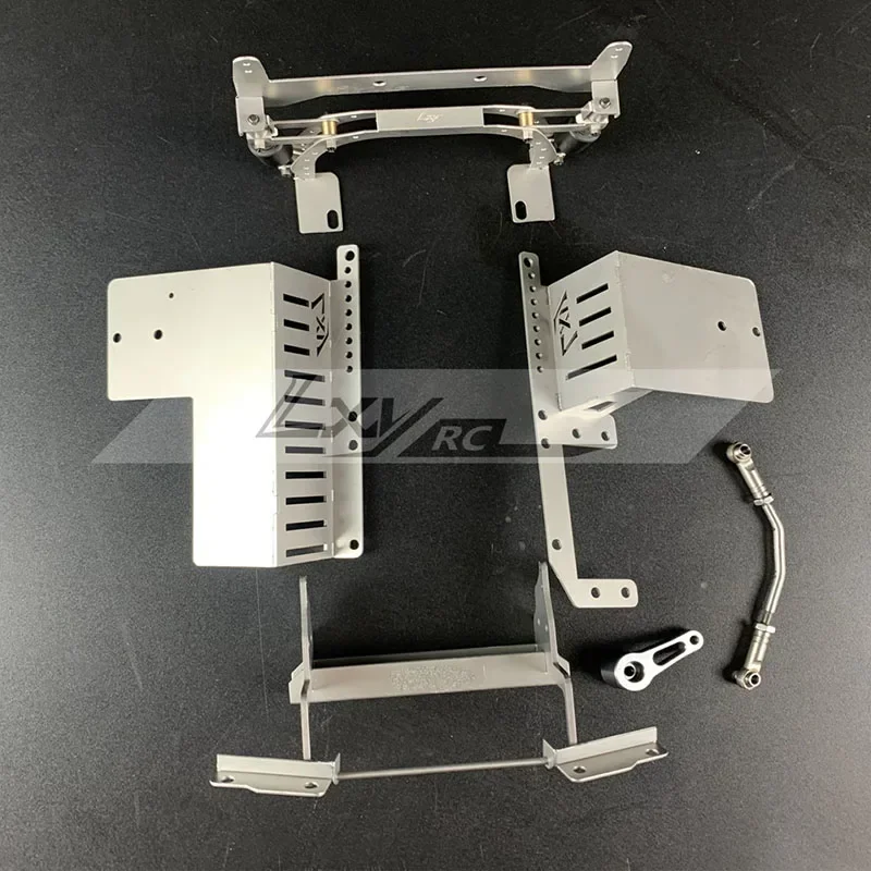 LXYRC Metal Simulation Car Shell Three Sets for 1/14 Tamiya RC Truck for Iveco Car
