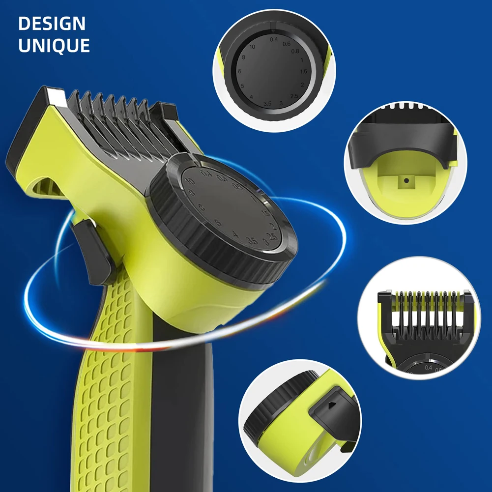 Adjustable Guards Set for Philips One Blade Electric Trimmer Shaver QP2520 QP2530 QP2630 QP2620 Beard Trimmer Guide Comb Guards