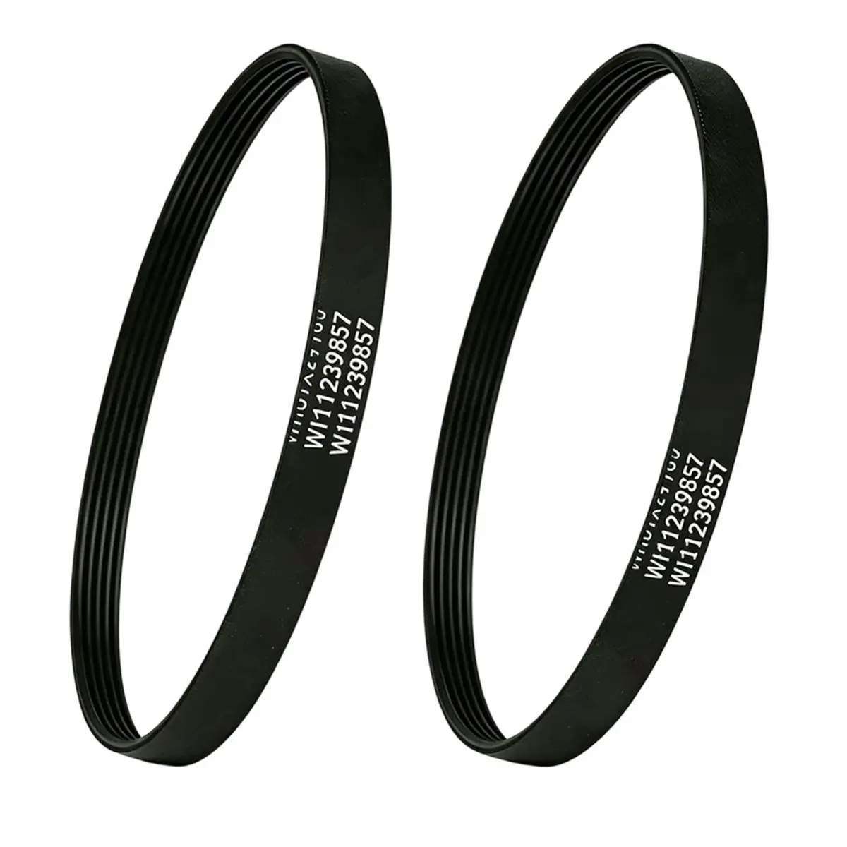 2 Pcs W11239857 Washer Drive Belt , Washing Machine Drive Motor Belt Replacement Kit for Top Load Washer