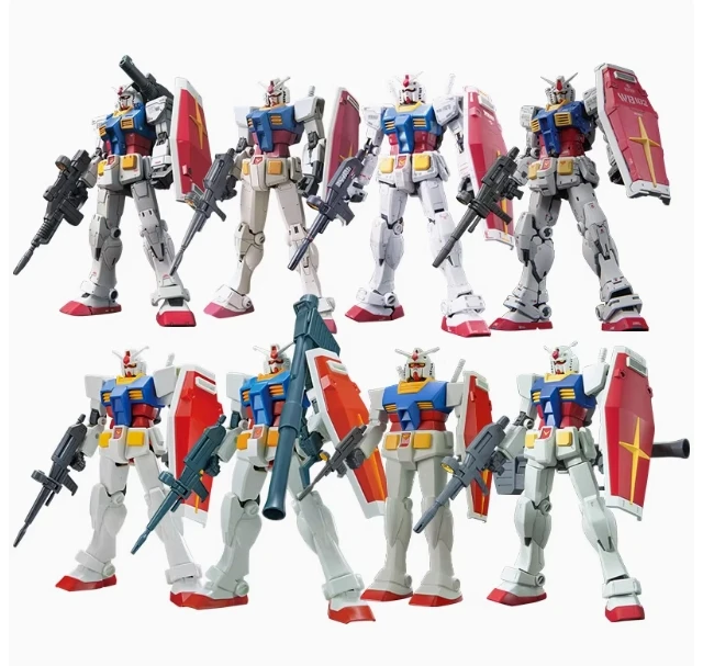 Bandai Eg Hg Rg Pgu Rx-78-2 Yuanzu Xinsheng 3.0ggd Сборочная модель Орнамент Сборка Модель Орнамент Подарок на день рождения