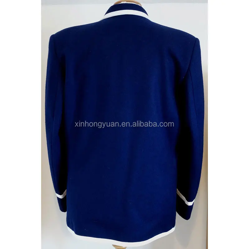 Schooluniformen Ontwerp Met Foto 'S Blauwe Middelbare School Uniform Blazer