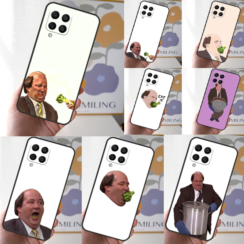 Kevin Broccoli The Office For Samsung Galaxy M34 M54 M14 M15 M55 M13 M33 M53 M20 M21 M31 M51 M30s M12 M32 M52 Case