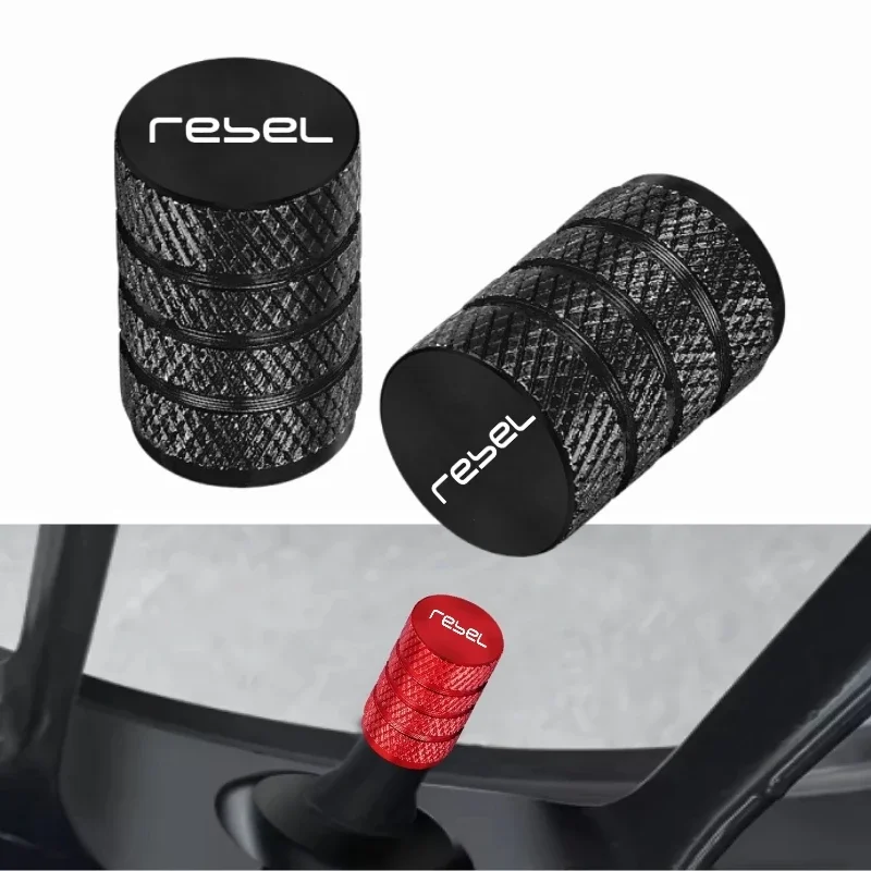 Para Honda Rebel 300 Rebel 500 CMX Rebel300 Rebel500 accesorios motocicleta CNC válvula de neumático de aluminio puerto de aire tapas de cubierta de vástago
