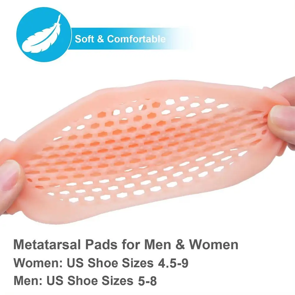 Silicone Toe Separator Foresole Pad Pain-proof Anti-slip Foot Protection Ultra-soft Honeycomb Insole Orthopedic Foot Care Tools