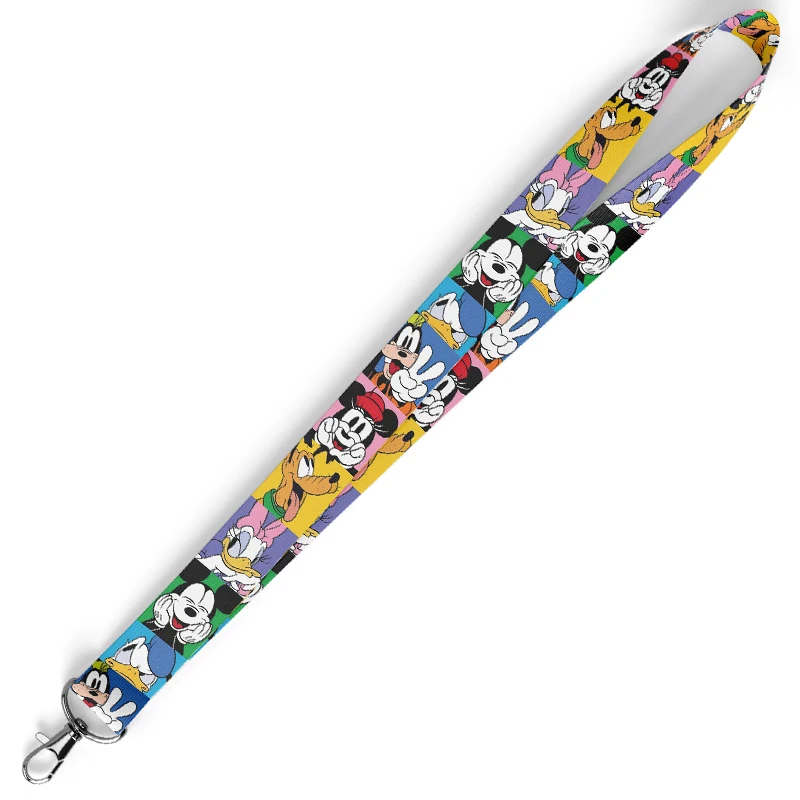 A3593 Cartoon Animals Lanyard for Key Neck Strap For Card Badge Gym Key Chain Lanyard Key Holder Hang Rope Keychain Accessories