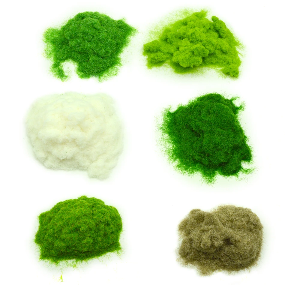 3mm Miniature Terrain Lawn Static Grass Flock Powder  For Railway Artificial  Wargame Landscape Scenery Diorama