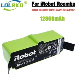 Batteria agli ioni di litio da 12800mAh per iRobot Roomba Cleaner 900 800 700 600 960 980 981 965 895 890 860 695 692 690