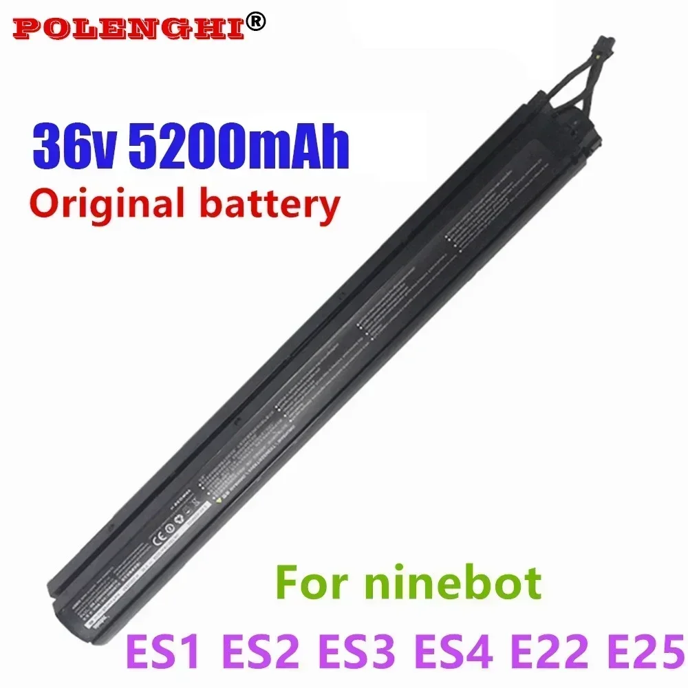 Originale 36V 5200mAh compatibile con Ninebot No. 9 batterie per scooter ES1ES2E22E25 Gruppo batteria esterna integrata Ninebot