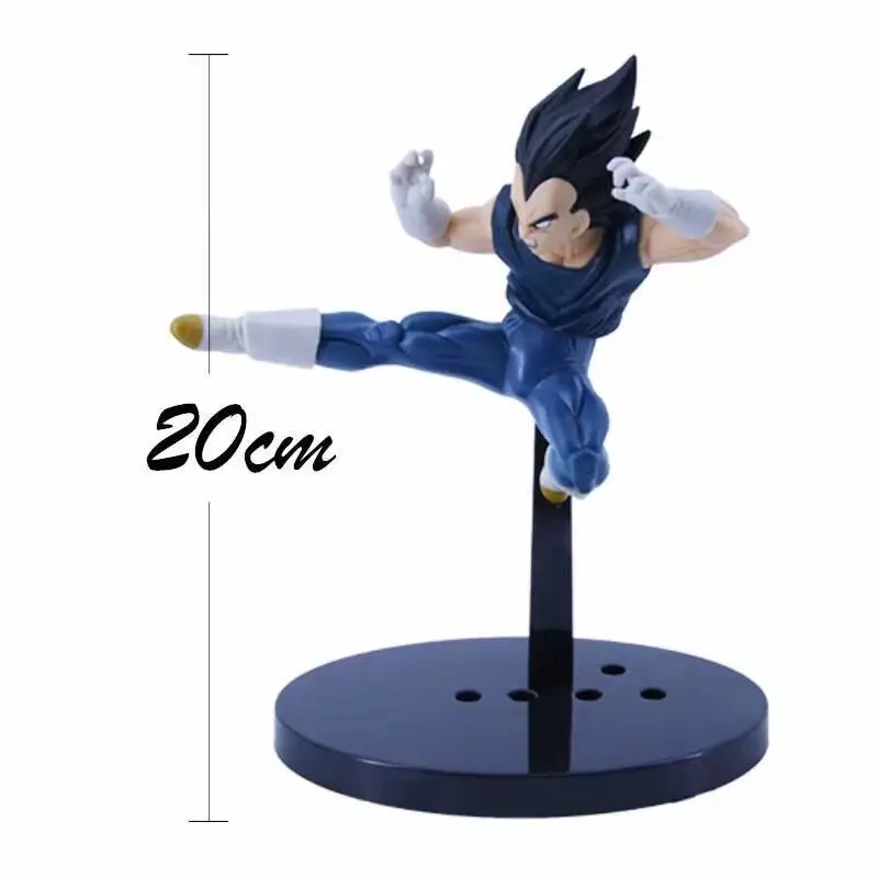 Squisito Dragon Ball Super SS Blue Vegeta e Kid Gohan Battle Version Figura Modello Anime Statua da collezione