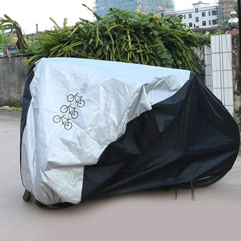 Bicycles Cover for 1 or 2 Bikes Outdoor Watertight Bikes Cover Rain Proof Cover