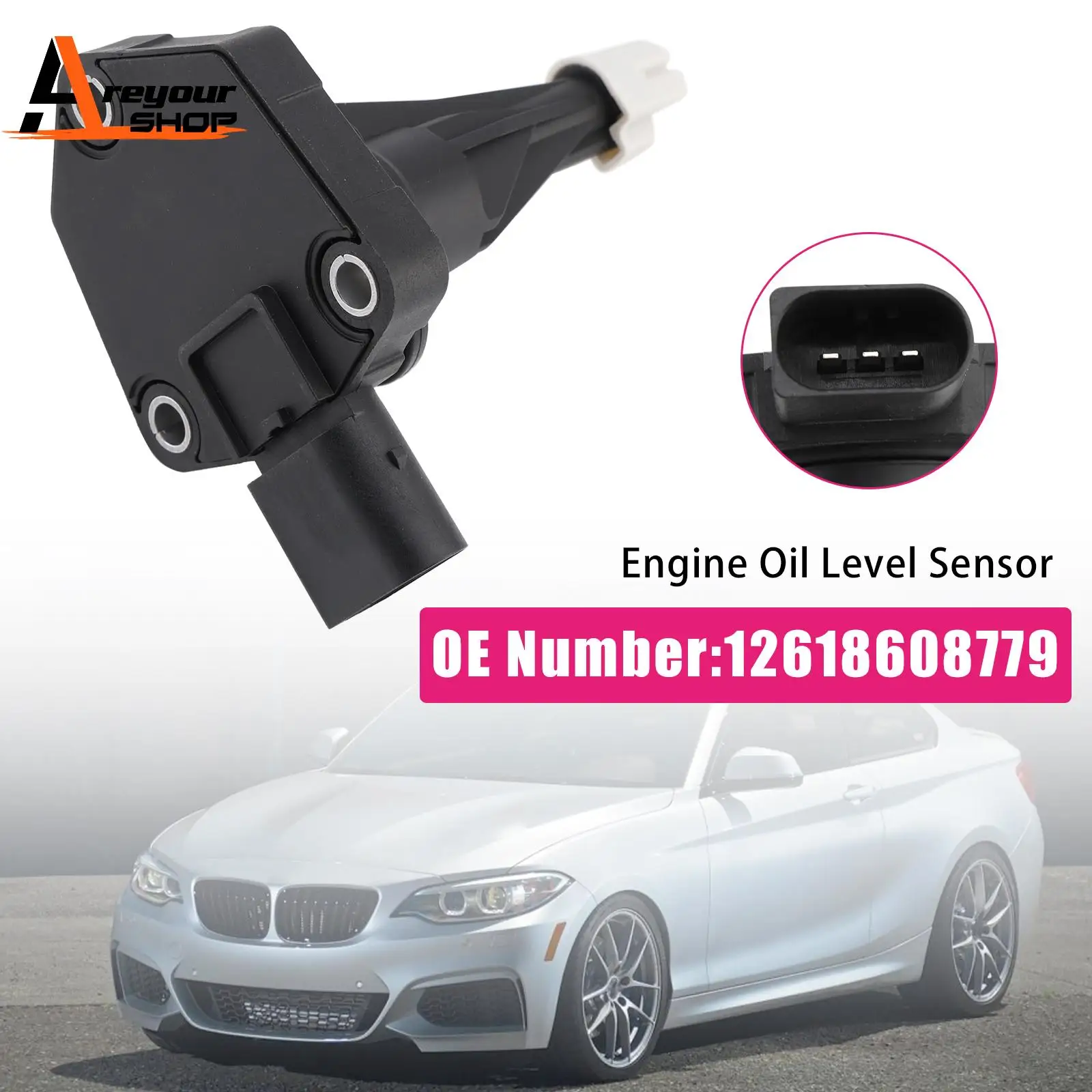 

Areyourshop Engine Oil Level Sensor for BMW 228i 328i 428i 2014-2016 320i xDrive 2014 2015 2016 2017 2018