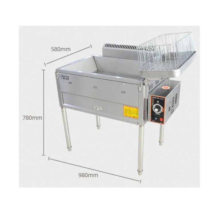 

CE Restaurant 20l Commercial Deep Fryer Freidora Electrica Oil Deep Peanut Electric Double Basket For Potato Chips Fryer