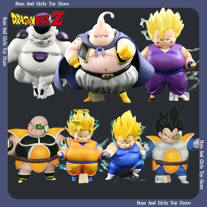 Dragon Ball GK Аниме Фигурка Vegeta Frieza Kawaii Gohan Goku Nappa Buu Cell Kawaii Q Ver Fat Коллекция Модель Фигурка Игрушка в подарок