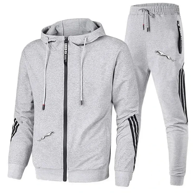 Men Tracksuits Hoodies and Pants Set Sport Zipper Brand Male Fitness Clothing Mens Triple Printed Slant Hoodie Luxury Brand