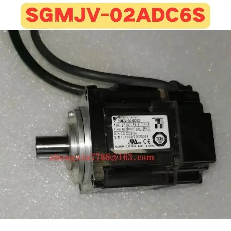 Used Servo Motor SGMJV-02ADC6S SGMJV 02ADC6S Normal Function Tested OK