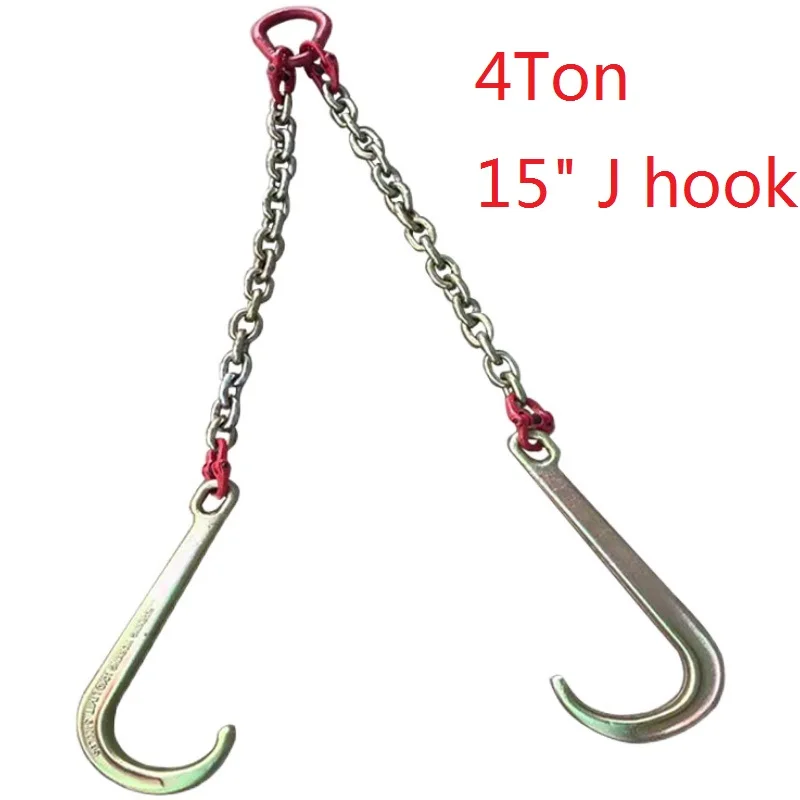 4Ton-5Ton Road rescue truck trailer wrecker accessories hook chain loquat hook winch sling Trailer vehicle
