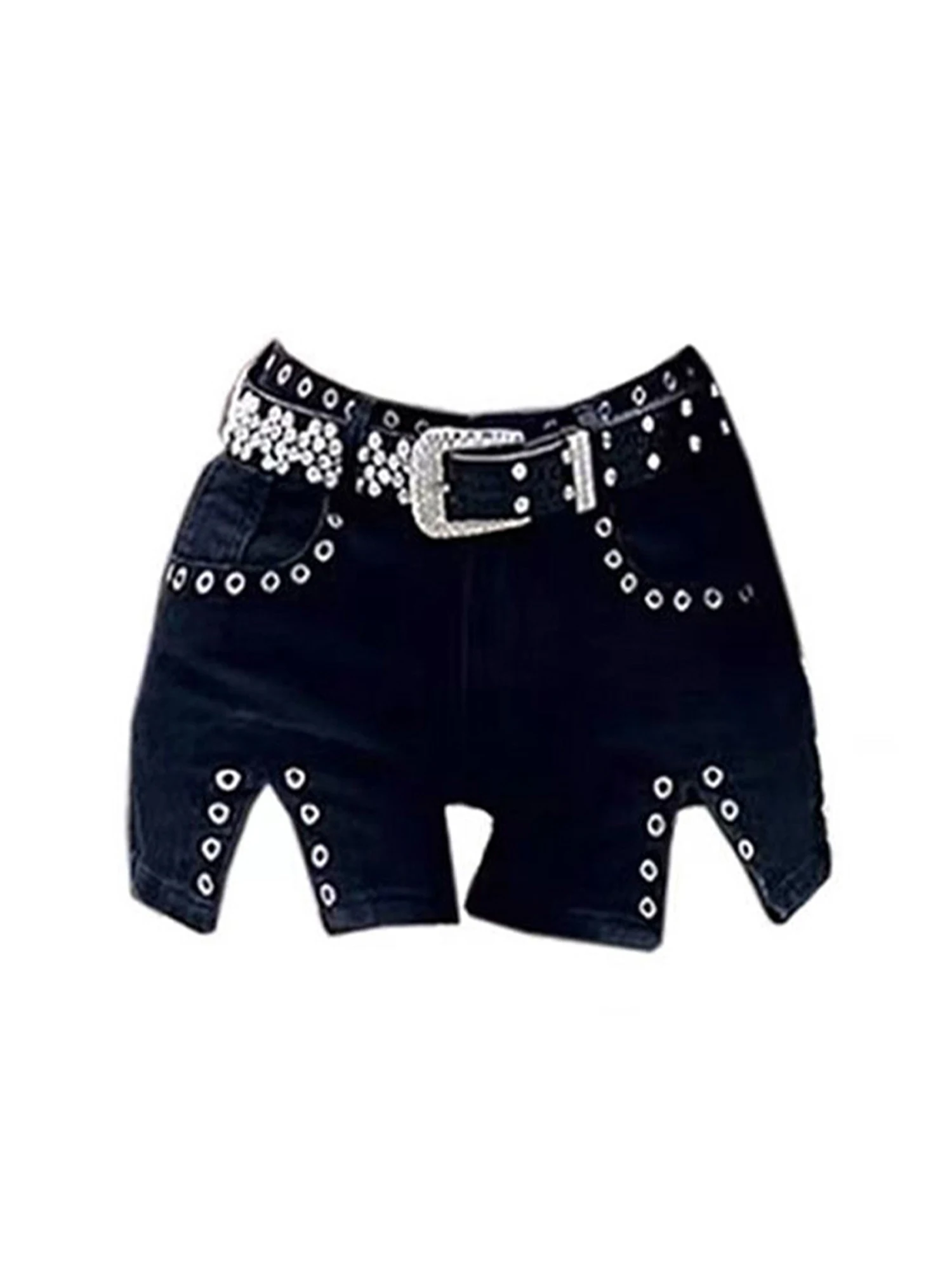 Mulheres preto gótico y2k gyaru a linha shorts vintage harajuku micro shorts estéticos emo calças curtas quentes emo 2000s roupas de verão