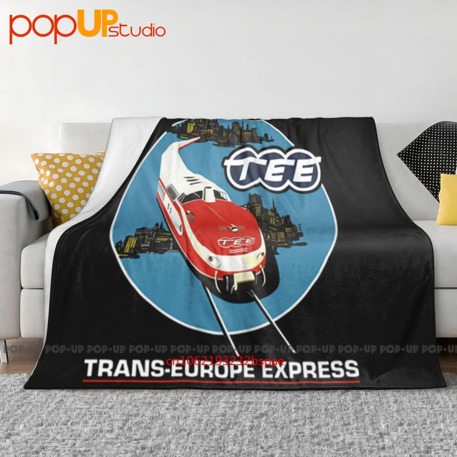 Krautrock Trans Europe Express Train Ультра-мягкое одеяло, одеяло, зимнее покрывало для дивана, покрывала для кровати