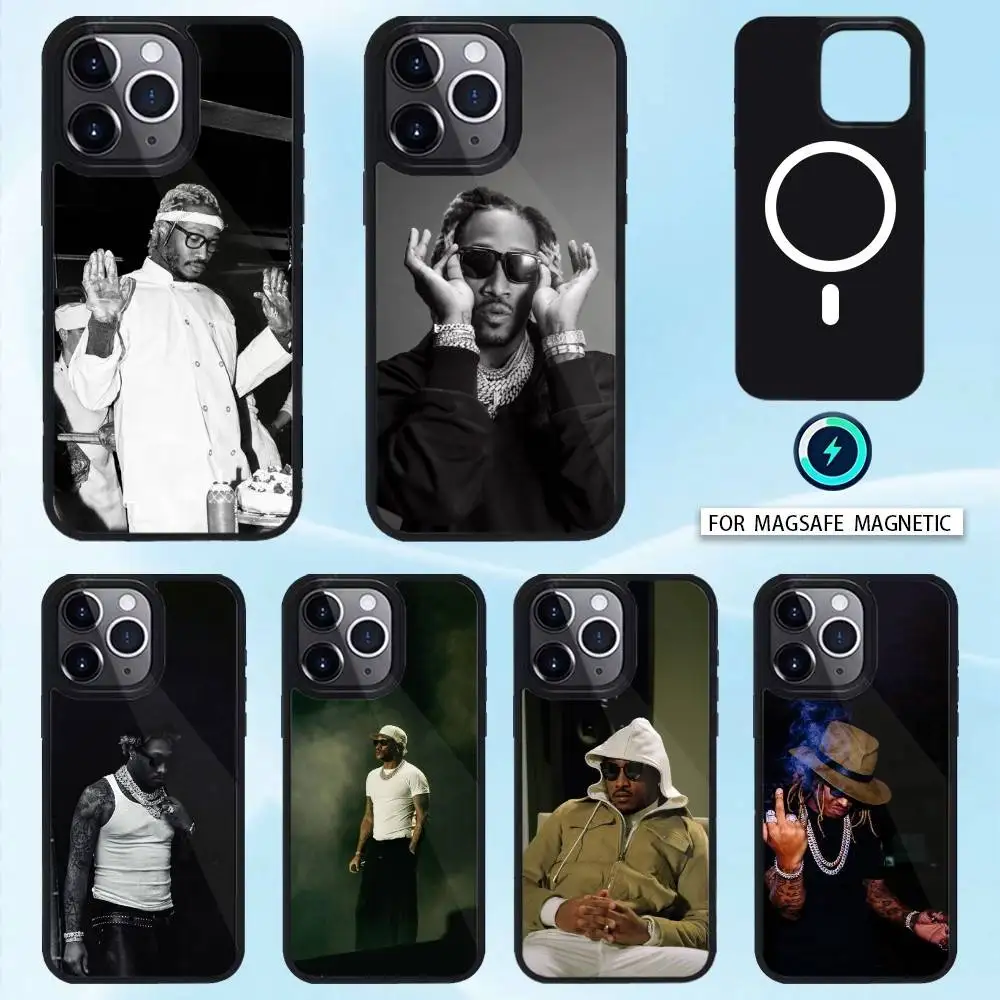 

Cool F-Future Rapper Phone Case Magnetic For iPhone17 16 15 14 13 12 Pro Max For Magsafe Wireless Charging Cover