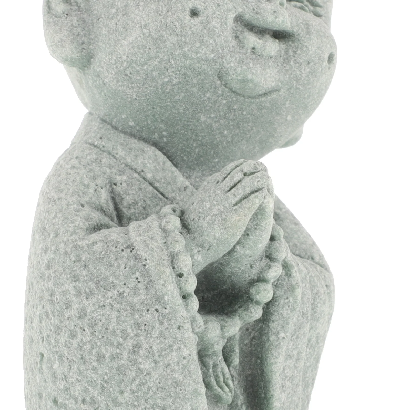 

3Pcs Figurines Blue Sandstone Decorative Statues Tea Room Desktop Craft Mini Monk Home Decor Decorations Indoor