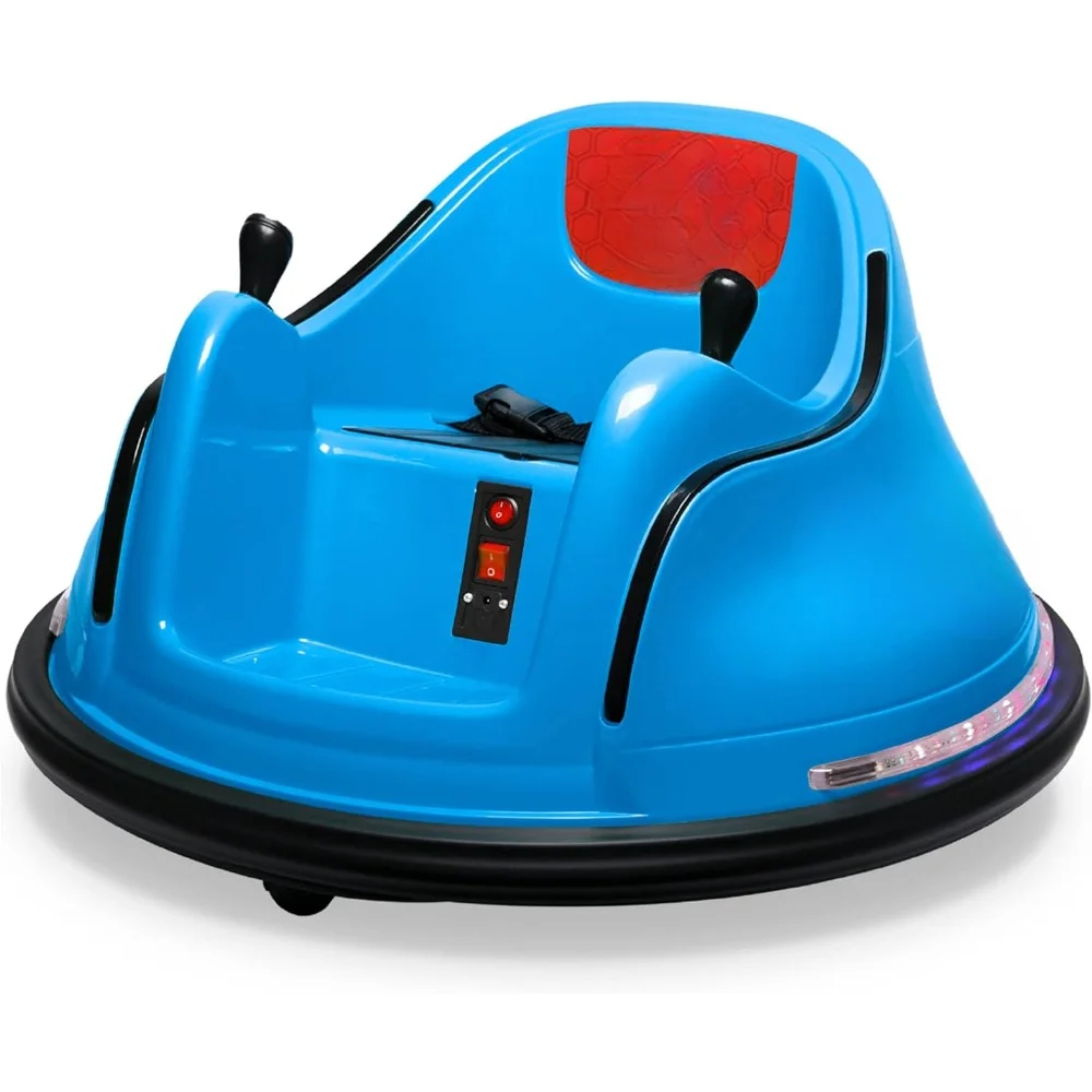 

6V Electric Ride On Bumper Car for Kids & Toddlers 1.5-5 Years Old, Gifts W/Remote Control, LED Lights & 360 Degree Spin