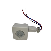 PIR Motion Sensor 10/12mm Ultrathin LED Flood Light Detector Waterproof Outdoor 85-265V IP65 Motion Sensor Adjustable PIR Switch