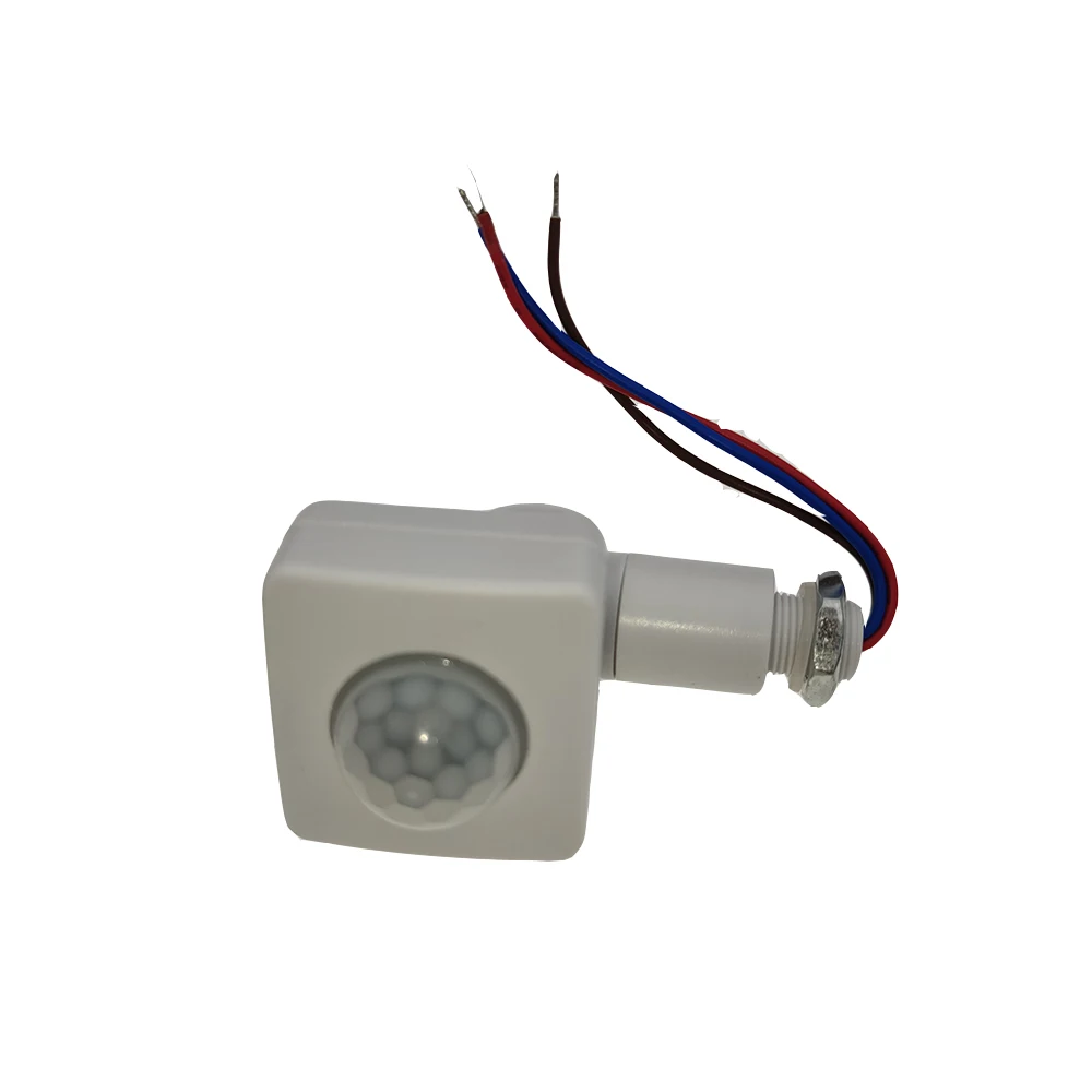 PIR motion sensor light switch 220V 110V time delay/Mode adjust Infrared Human Body motion Detector Auto control 10/12mm