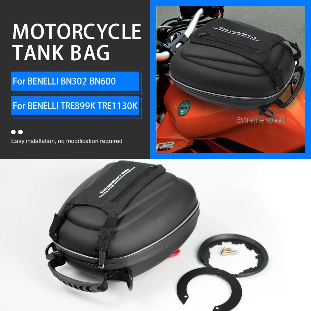 

Detachable Tanklock Flange Tank Bag Luggage For BENELLI BN302 BN600 TRE899K TRE1130K 2013 2015 2017 2018 Motorcycle bags